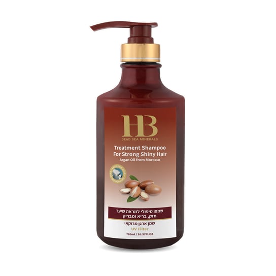H&B, Szampon pielęgnacyjny do włosów z olejkiem arganowym, 780 ml H&B
