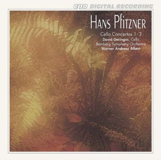 H. Pfitzner: Cello Concerti In A 1888 Geringas David