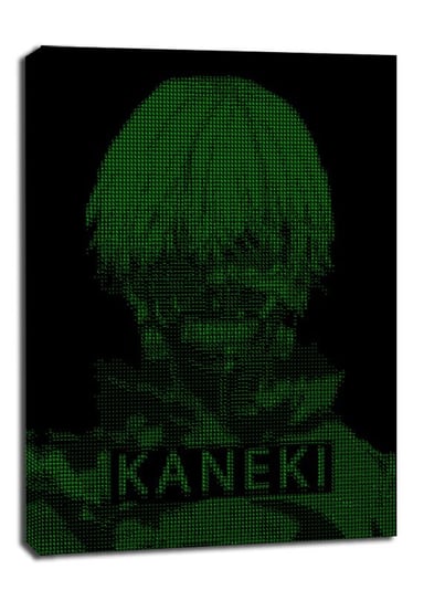 H4CK3D - Kaneki, Tokyo Ghoul - obraz na płótnie 60x80 cm Galeria Plakatu