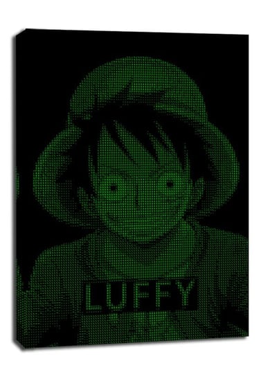 H4CK3D - Luffy, One Piece - obraz na płótnie 60x80 cm Galeria Plakatu