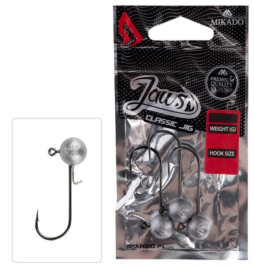 Haczyk GŁÓWKA JIGOWA JAWS CLASSIC 20g-5/0 BN 3szt. Mikado