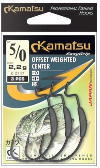 Haczyk Kamatsu Offset WEIGHTED CENTRE K-0747 NR.5/0 516500350              |516500350 Konger