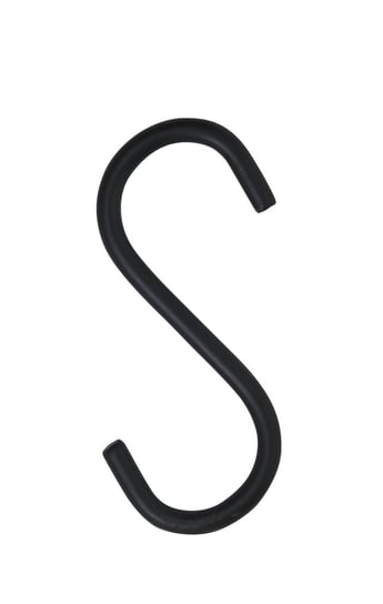 Haczyk w kształcie litery S, Nankin, wieszak, metal, czarny, 3x6 cm (5151B) Madam Stoltz