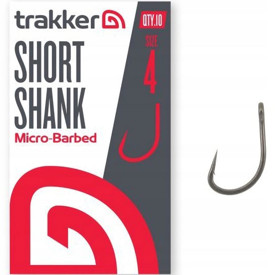 HACZYKI KARPIOWE Z ZADZIOREM TRAKKER SHORT SHANK HOOKS MICRO BARBED R. 2 Trakker