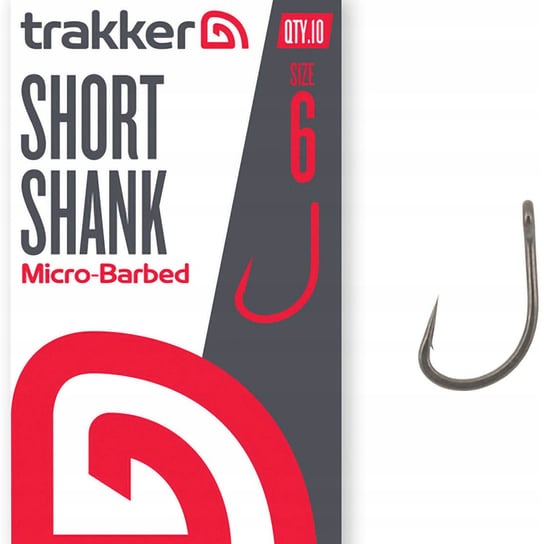 HACZYKI KARPIOWE Z ZADZIOREM TRAKKER SHORT SHANK HOOKS MICRO BARBED R. 8 Trakker