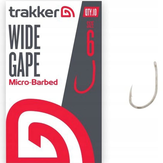 HACZYKI KARPIOWE Z ZADZIOREM TRAKKER WIDE GAPE HOOKS MICRO BARBED R. 6 Trakker