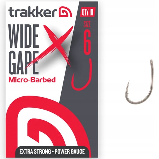 HACZYKI KARPIOWE Z ZADZIOREM TRAKKER WIDE GAPE XS HOOKS MICRO BARBED R. 6 Trakker