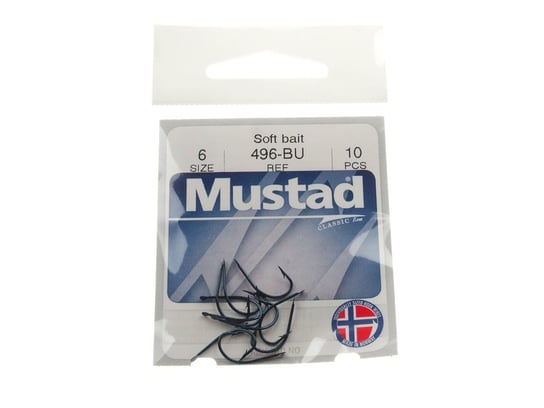 Haczyki Mustad Classic Sport 6 z łopatką 10 sztuk Mustad