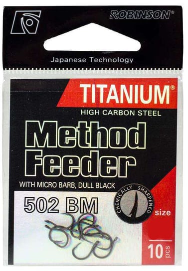 Haczyki Titanium METHOD FEEDER 502 Robinson