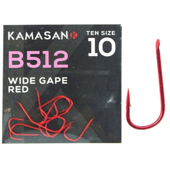 Haczyki Wędkarskie Kamasan Spade Red B512 r. 12 Inna marka