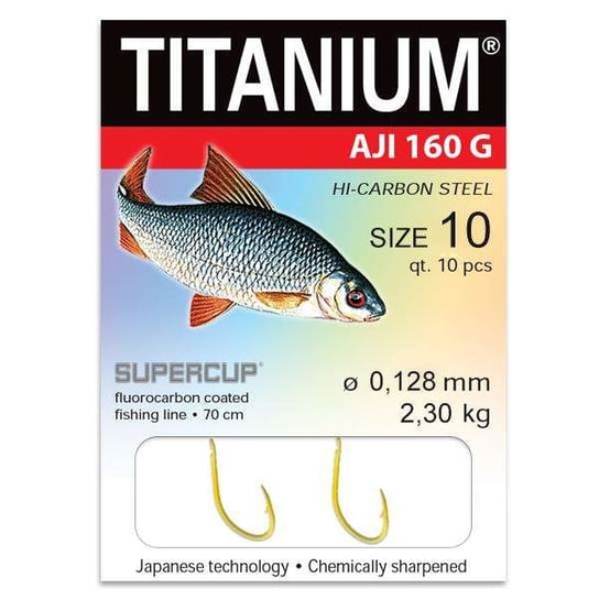 Haczyki z przyponem Titanium Aji 160 Pro Roach Robinson