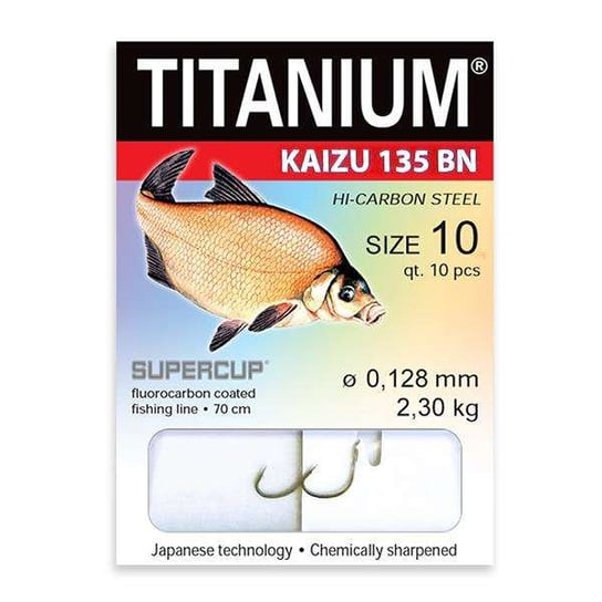 Haczyki z przyponem Titanium Kaizu 135 Pro Bream Robinson