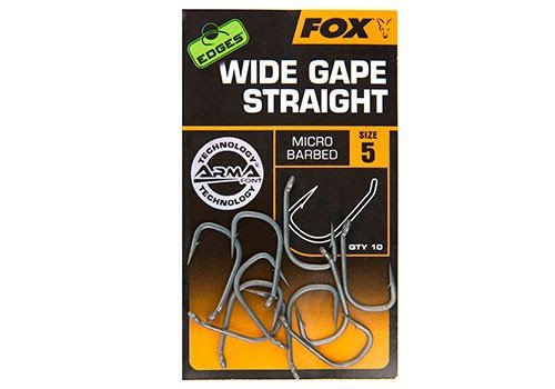Haczyki Z Zadziorem Fox Wide Gape Straight R. 6 Fox