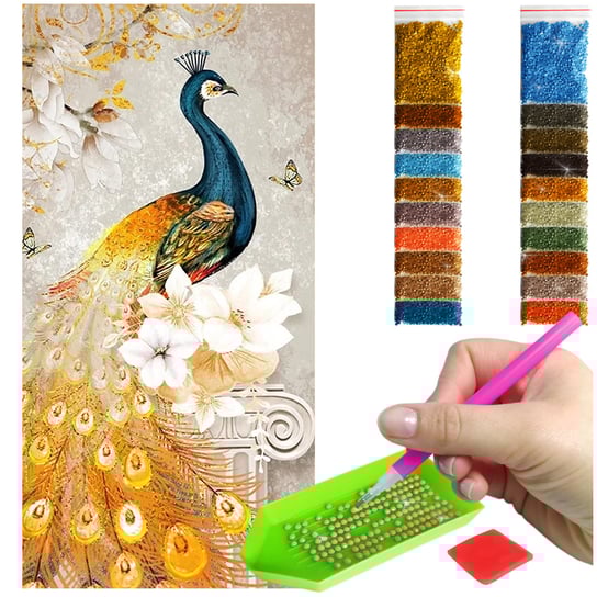 5D Diamond Painting Adulte Kits, Broderie Diamant Kit Complet Grand Format Chien Fleur Peinture Diamant, DIY Puzzle Point De Croix Painting Par Numéros Kit Pour Noel Murale Décoration 80x120cm ZA-1491