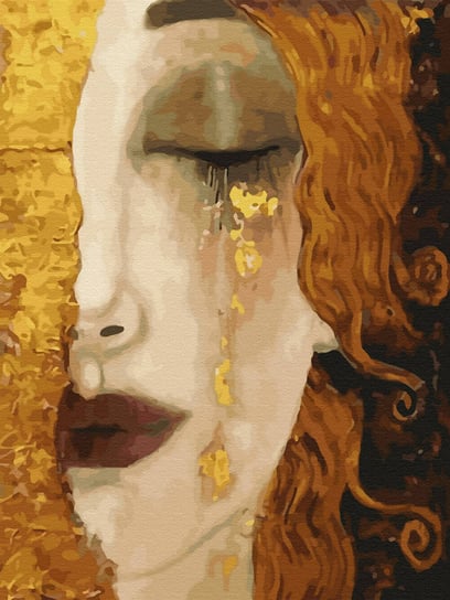 Haft Diamentowy Bez Ramy Gustav Klimt. Złote Łzy 30x40 Mozaika Diamentowa 5d artnapi