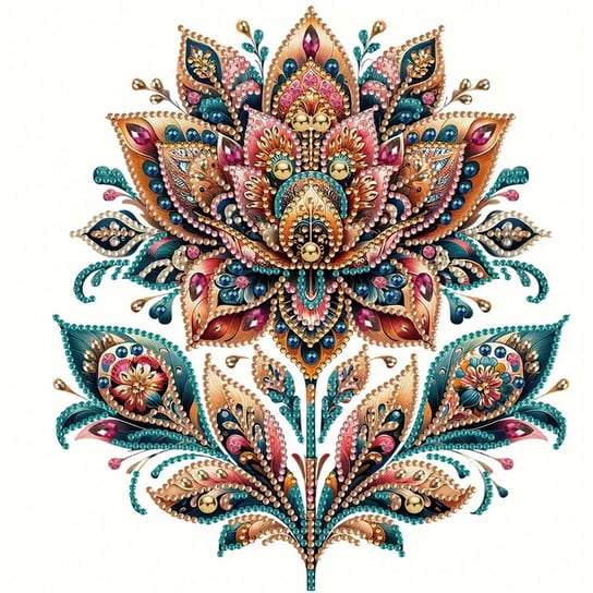 Haft Diamentowy Diamentowy Lotos 30x30 cm Moments