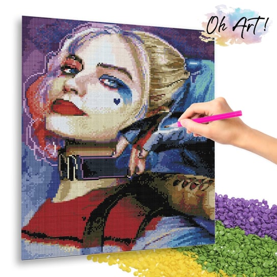 Haft Diamentowy Diamond Painting Mozaika 40X50 Cm / Harley Quinn / Oh Art Oh Art!