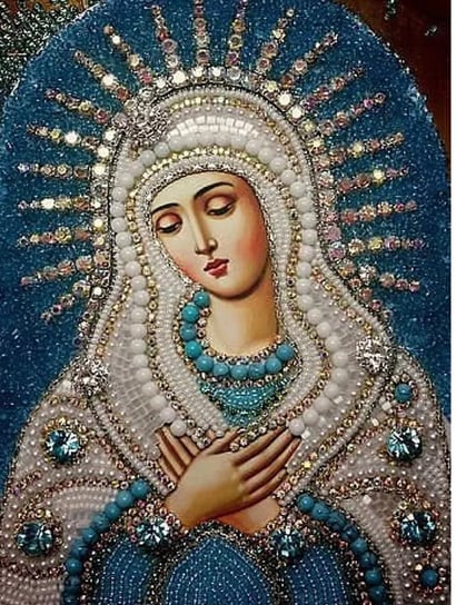 Haft diamentowy mozaika zestaw diamond painting 5d 30x40cm  Madonna Inna marka
