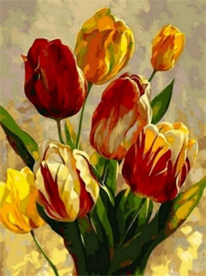 Haft Diamentowy Słoneczne Tulipany 40X50 Moments