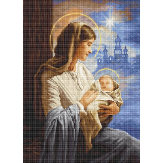 Haft Krzyżykowy - Zestaw Do Haftu - Święta Maria I Dzieciątko Inna marka