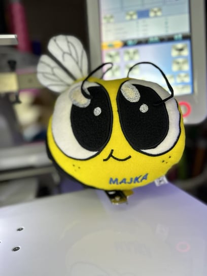Haftowana Maskotka Pszczoła Personalizacja -081 AGUUSSKOWO