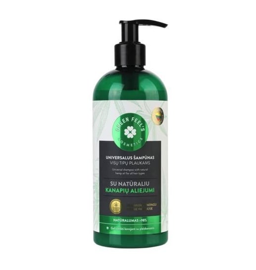 Hair Shampoo, uniwersalny szampon do włosów olej konopi, 400 ml Green Feel's