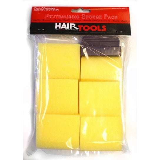 Hair Tools, Gąbka do neutralizacji włosów, 6 szt. Hair Tools