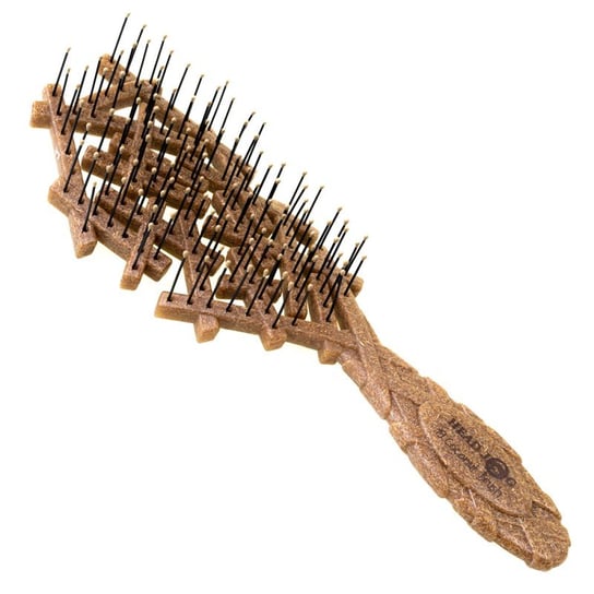 Hair Tools, Head Jog 19 Szczotka Bio Z Łupin Kokosa, Kremowa Hair Tools