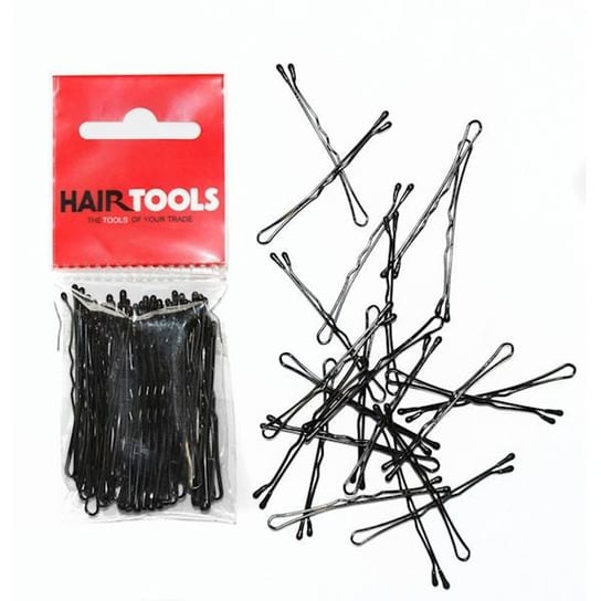 Hair Tools Wsuwki Do Włosów 5cm Czarne 50 sztuk Hair Tools