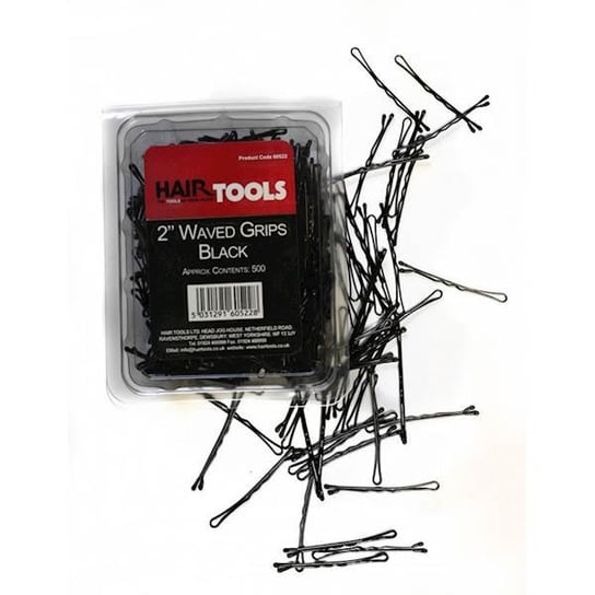 Hair Tools Wsuwki Do Włosów 5cm Czarne 500 sztuk Hair Tools