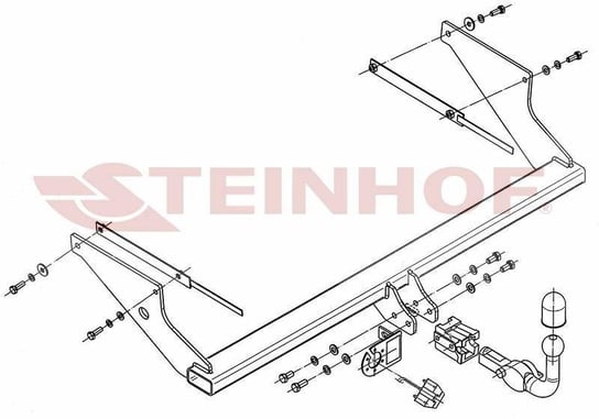 Hak holowniczy Steinhof F-239 Steinhof