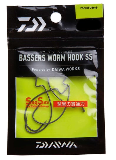 Hak spinningowy Daiwa Bassers Worm Hook WOS Daiwa