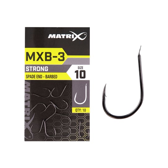Haki do metody Matrix MXB-3 Barbed Spade End 10 szt. czarne GHK160 12 Matrix