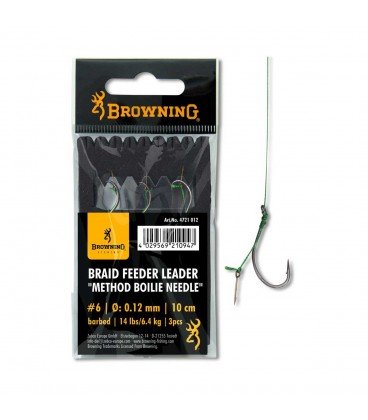 Haki z przyp. Browning Feeder Leader Method Boilie 6 Browning