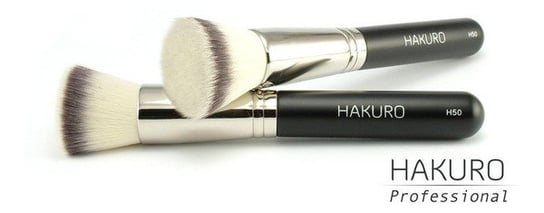 Hakuro, pędzel do podkładu i kosmetyków mineralnych Flat Top H50, 1 szt. Hakuro