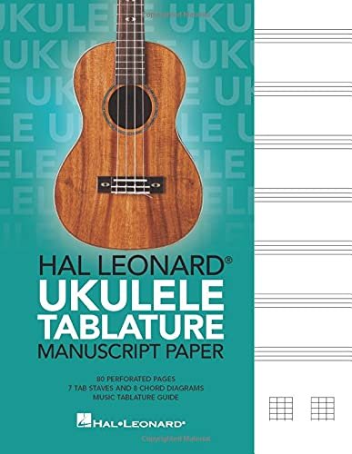 Hal Leonard Ukulele Tablature Manuscript Unknown