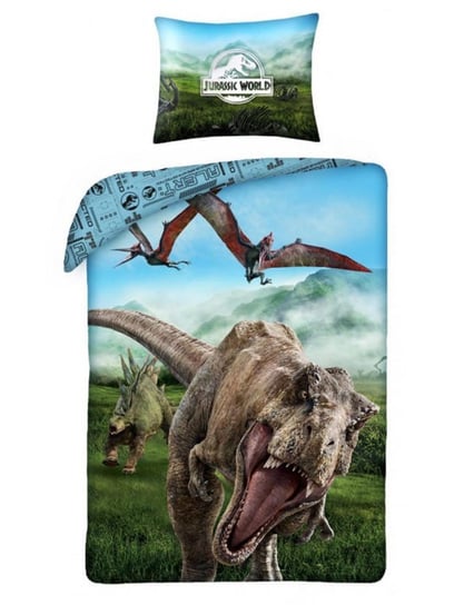 Halantex, Jurassic World, Pościel dziecięca, 140x200 cm Halantex