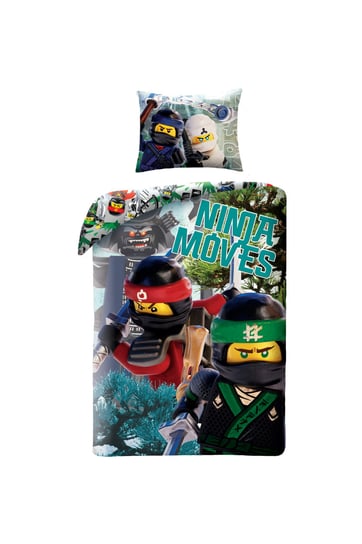 Halantex, Lego Ninjago Movie, Pościel dziecięca, 140x200 cm Halantex