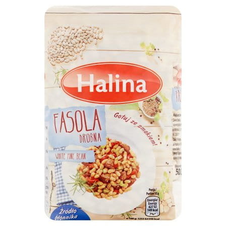 Halina Fasola Drobna 500G Folia Halina
