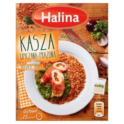 Halina Kasza Gryczana 4X100G Kartonik Halina