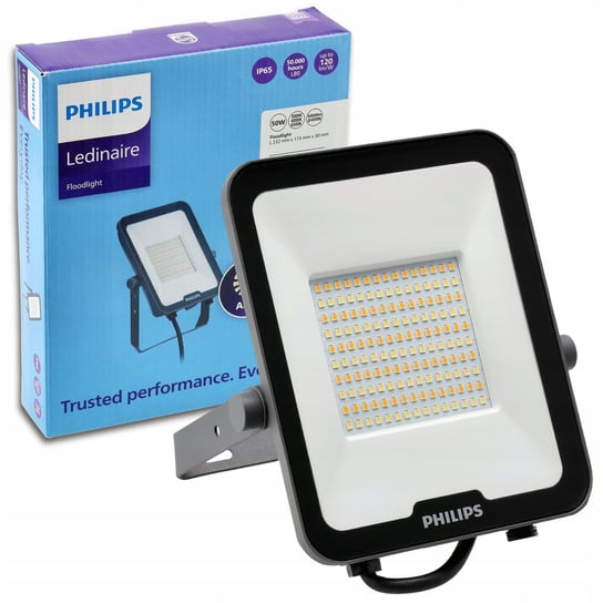 Halogen LED Philips Naświetlacz 50W 6000lm CCT Długi Kabel Mocny Premium Philips