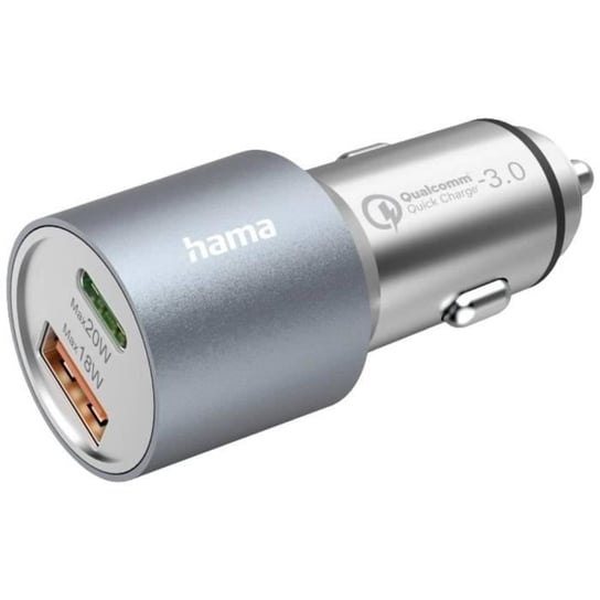 Hama 00201639 Ładowarka USB do samochodu, do ciężarówki Prąd wyjściowy (maks.) 3000 mA 2 x USB-A, USB-C® Inna marka