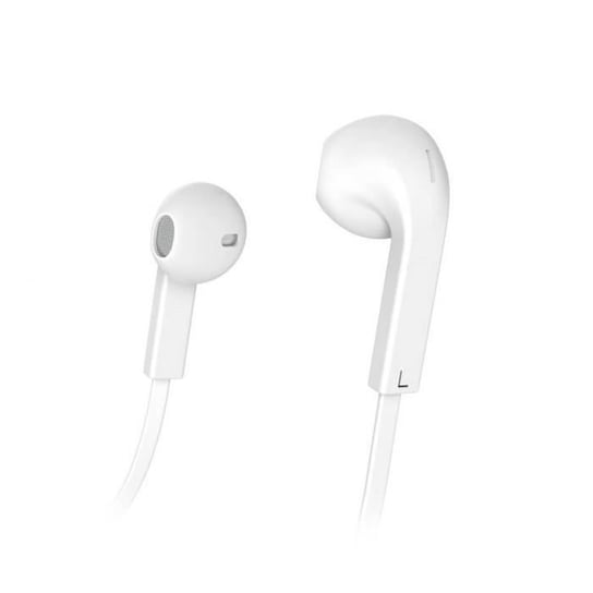 Hama Advance Hi-Fi Słuchawki douszne przewodowe Stereo białe z regulacją głośności Inna marka