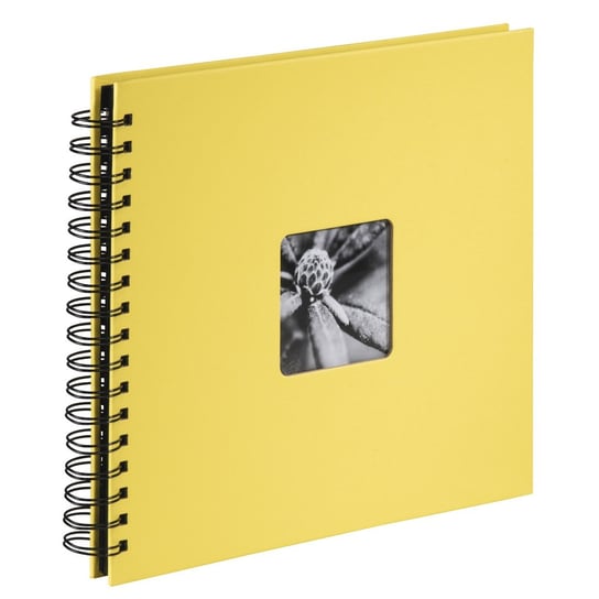 Hama, Album na zdjęcia wklejane, Fine Art, 50 stron, żółty, czarne karty, 28x24 cm Hama