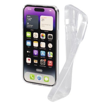 Hama, Crystal clear, Futerał gsm dla iphone 14 pro, Przeźroczysty Hama