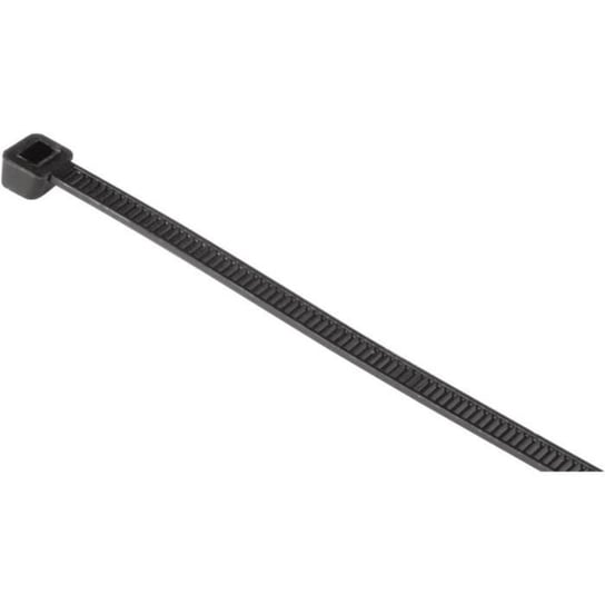 Hama Elastyczna opaska kablowa z tworzywa sztucznego, czarna (dł. x szer.) 20 cm x 0,48 cm 50 szt. 00221000 Hama