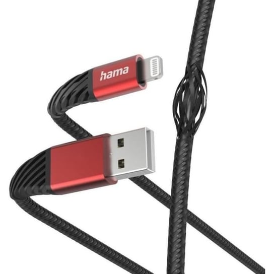 Hama Extreme - 1,5 m - Lightning - USB A - Männlich - Männlich - Schwarz - Rot () - 00201538 Hama