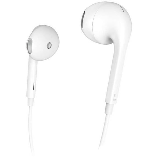Hama Glow Hi-Fi Słuchawki douszne przewodowe Stereo białe z regulacją głośności Inna marka