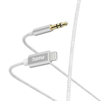 Hama, Kabel Audio, Lightning, 3,5mm Jack Wtyk, 1,0m Biały Hama