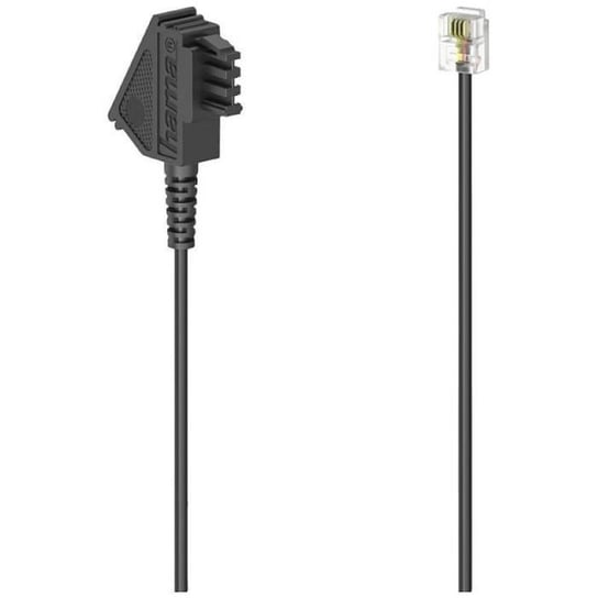 Hama Kabel połączeniowy DSL [1x RJ11 męski 6P4C - 1x RJ45 męski 8P4C] 3 m czarny - 4047443470409 Hama